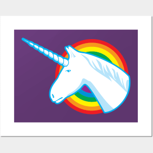 Unicorn Rainbow Posters and Art